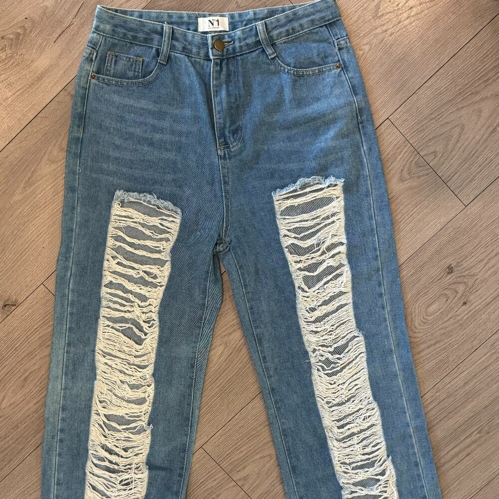 Denim Distressed Jeans